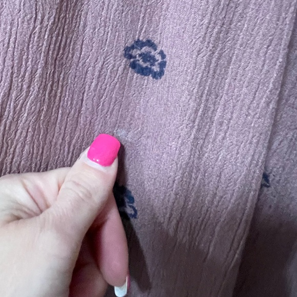 O’NEILL Long Sleeve Tie Waist Womens Mini Dress Size Large - Picture 7 of 9